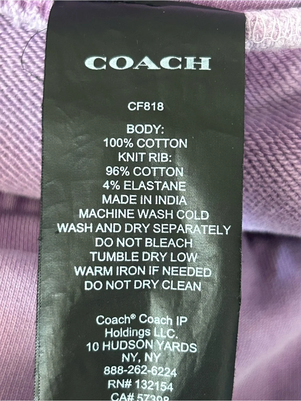 Coach outlet lavender